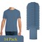Gildan Men's Softstyle Bulk T-Shirt Pack for Custom Printing & Crafting, Indigo Blue (2-14 Pack)